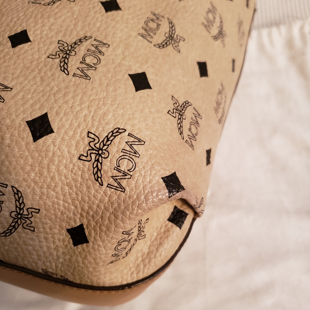 Authentic Mcm Medium Drawstring Bag - image 7